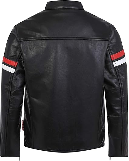 Childrens Leather Motorcycle Jacket - Kane